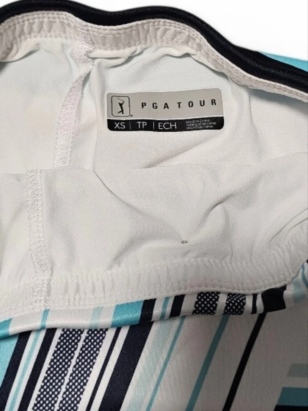PGA Tour Performance Skort Blue & White Sport Women's Size XS